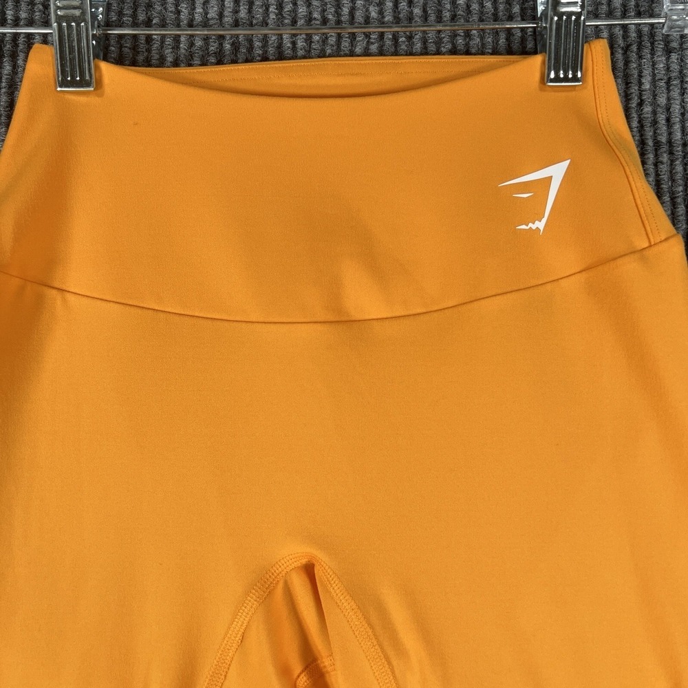 Gymshark‎ Leggings Womens Extra Small XS Orange Training Activewear Gym Lifting